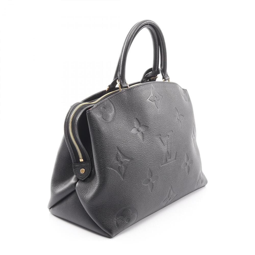 Louis Vuitton Leather Palais Handbag Monogram Grand Empreinte Black - Picture 2 of 5